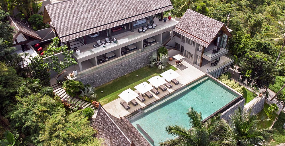 Villa Suralai - Aerial shot