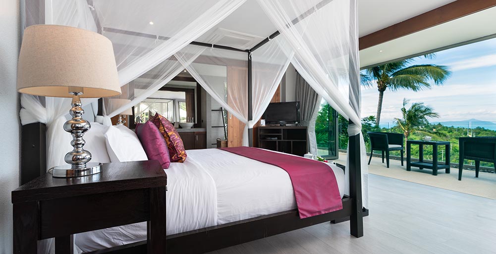 Villa Suralai - Master suite view