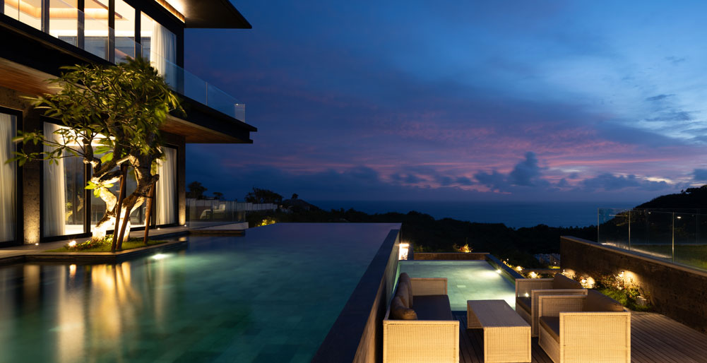 Villa BIE - Serene nightfall view