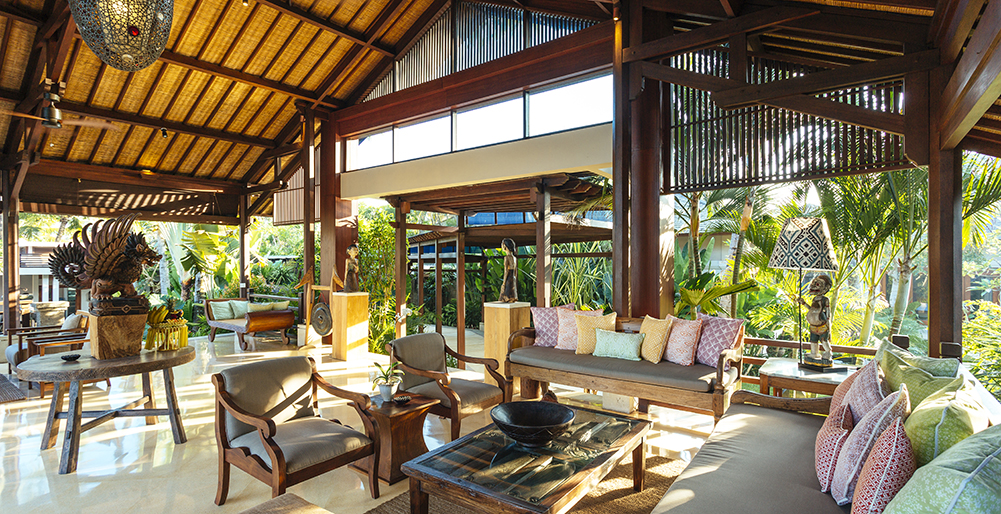 Villa Semarapura - Upstairs living room