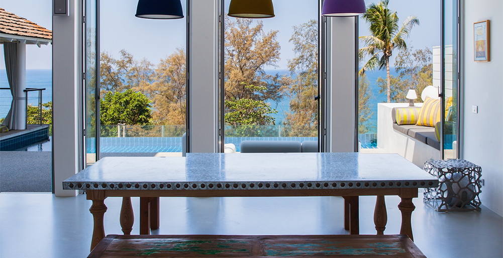 Villa Sammasan - Dining area with a view